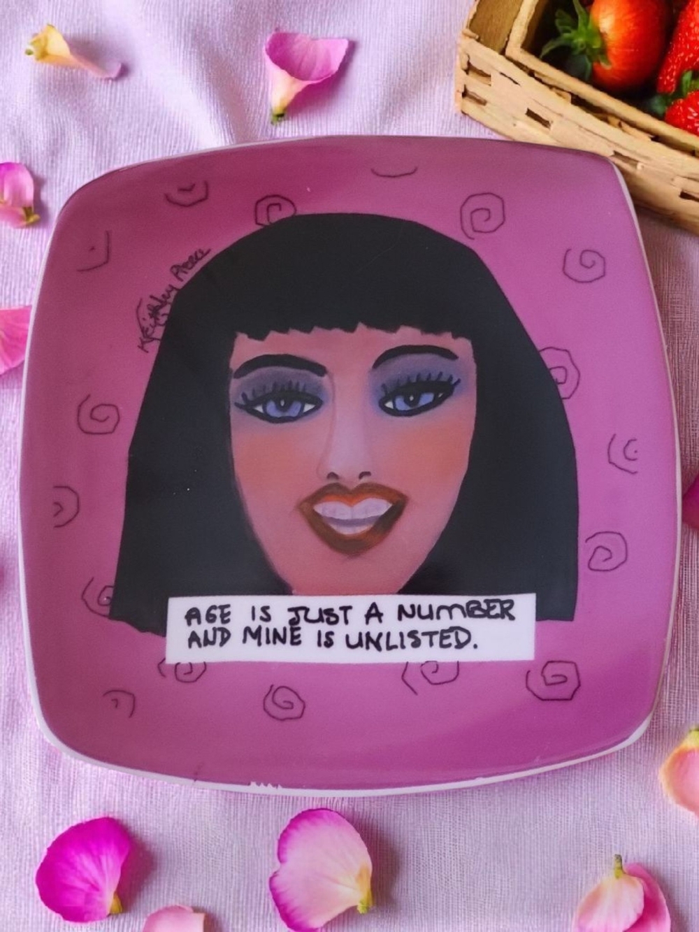 Funny plate by Keithley Pierce!